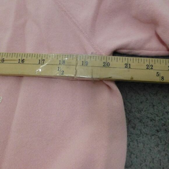 VTG Hanes Sweater Womens Large Seahorse Puff Paint Pink Graphic USA Made 90s - Picture 8 of 10